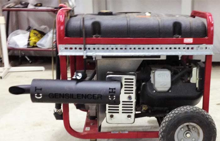 Generator Silencer to reduce noise